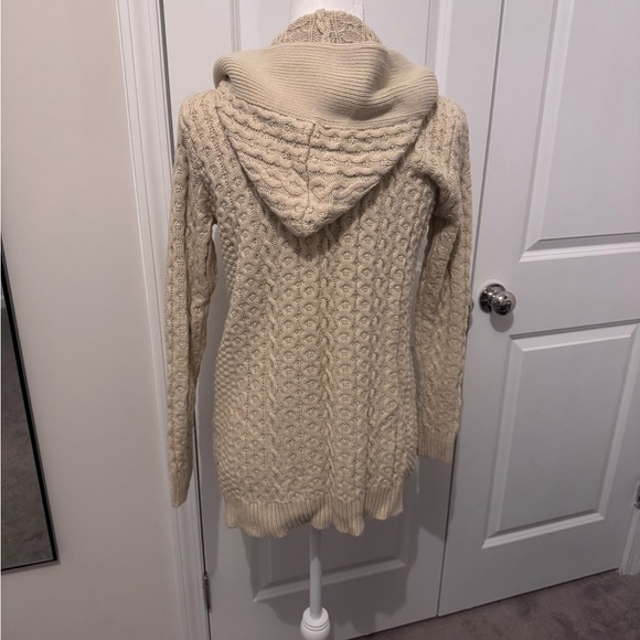 Ya Los Angeles Cream Hooded Cardigan - Picture 3 of 4